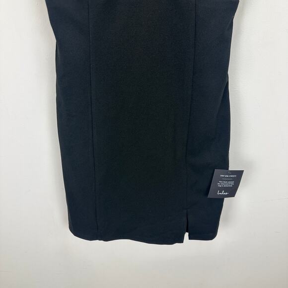 Lulus Perfection Bound Black Sleeveless Cowl Back Mini Dress Party Medium NWT - Picture 11 of 11